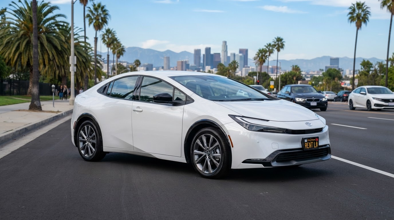 Toyota Prius hybrid rental from Dreevie in Gardena